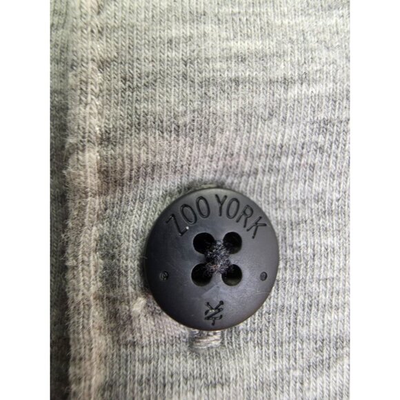 Zoo Your Unbreakable Size 4XLT Mens Triangle White Gray Colorblack Logo Henley - Picture 7 of 10